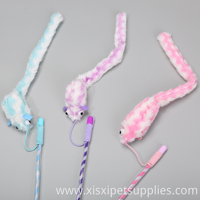 mouse cat stick crinkle paper inside cat teaser role cat products